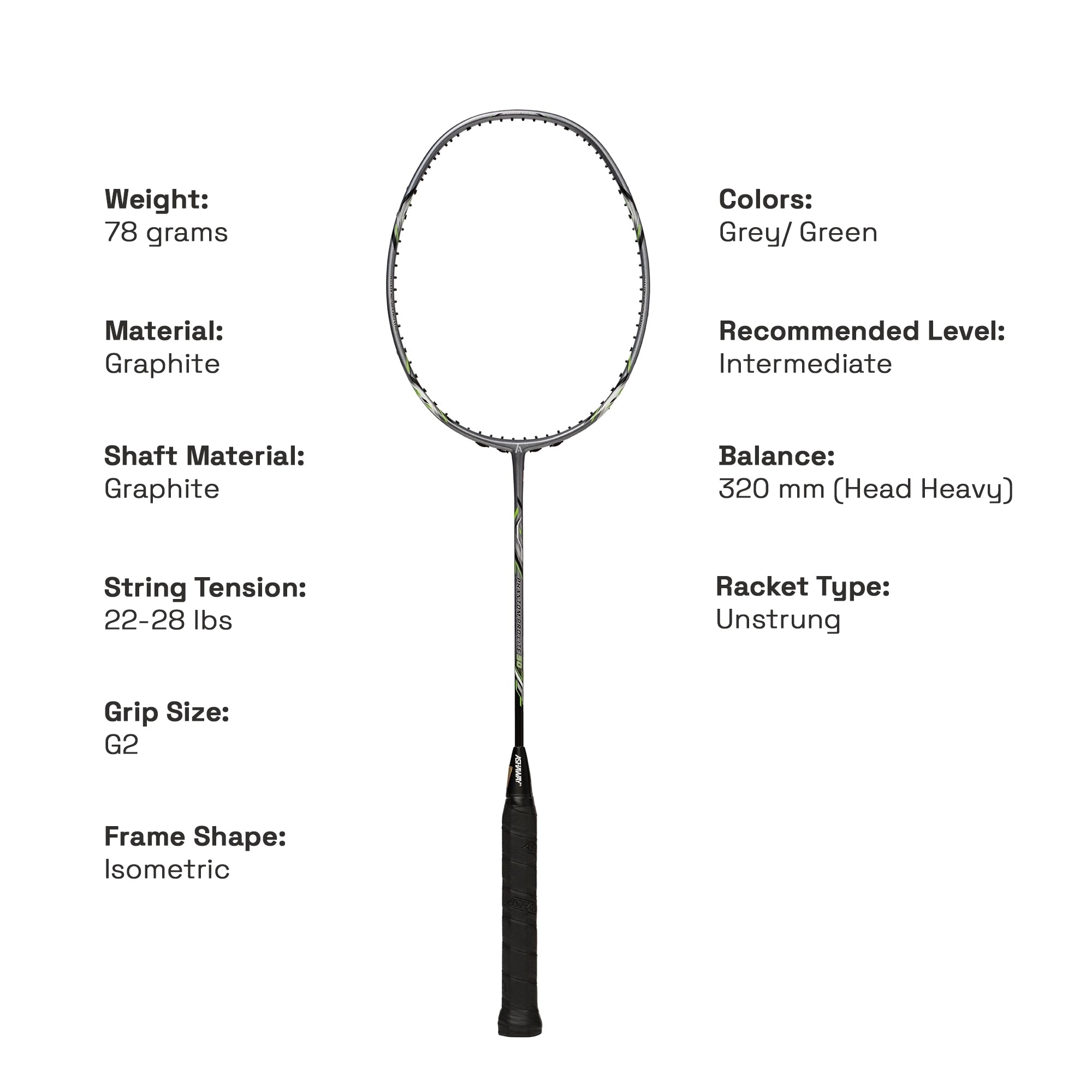 ASHAWAY PHANTOM PRO LITE 50