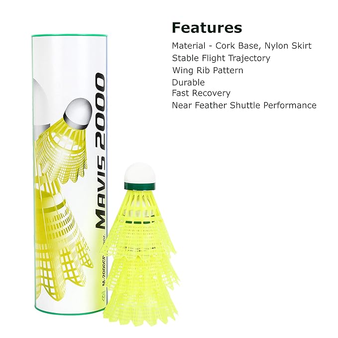 YONEX MAVIS 2000 BADMINTON NYLON SHUTTLECOCK
