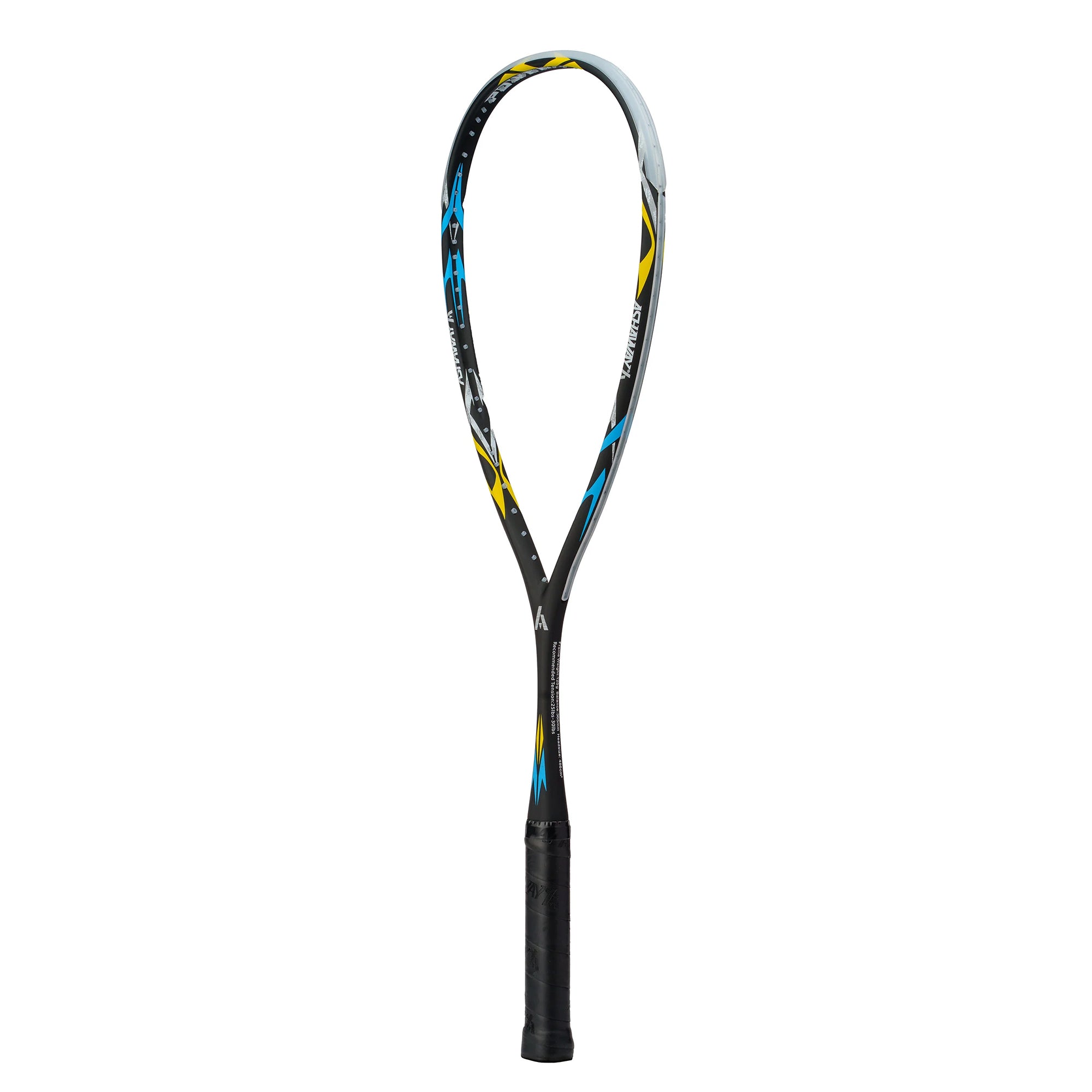 ASHAWAY POWERKILL ICE 125 Squash Racquet – 125g – Balance 365mm – Head Size 486 cm² – Up to 30 lbs – Unstrung