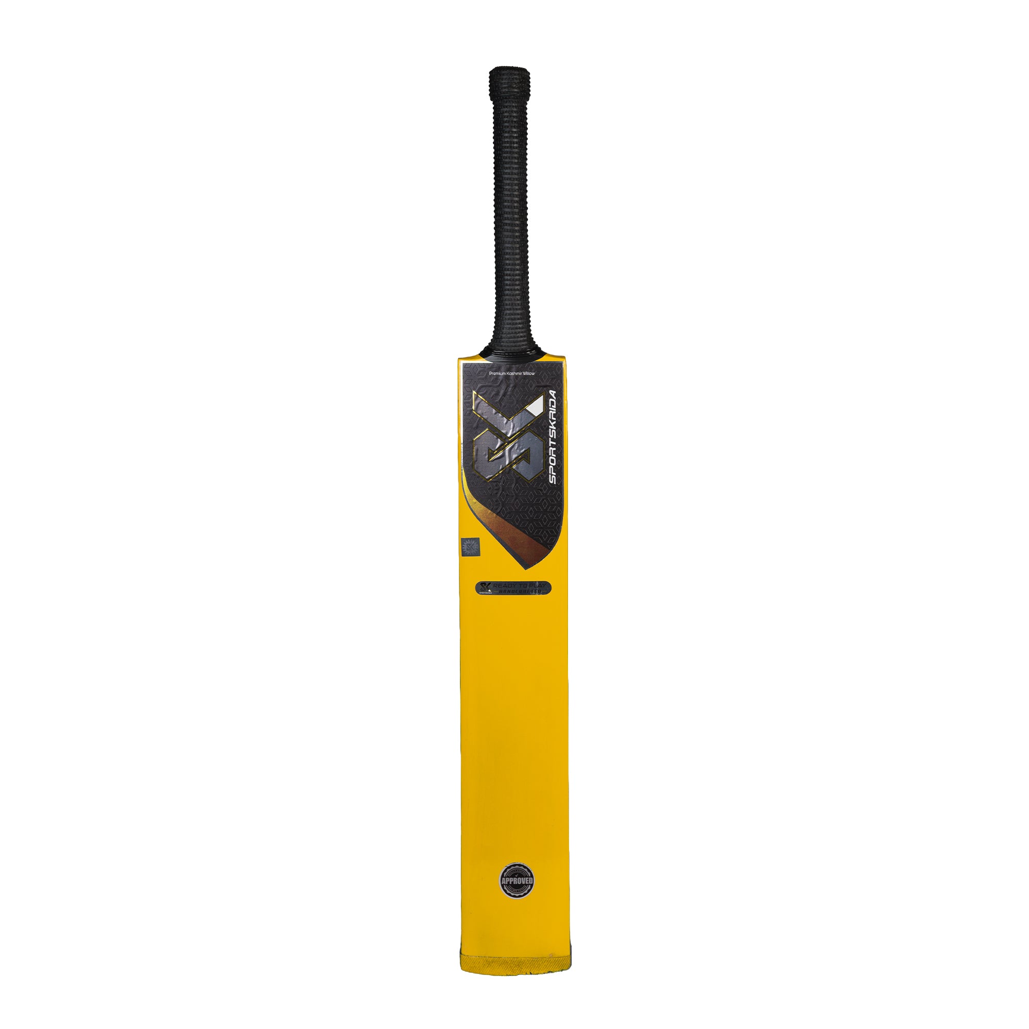 SK Kashmir Willow Triple Blade Scoop Tennis Cricket Bat – CSK Edition