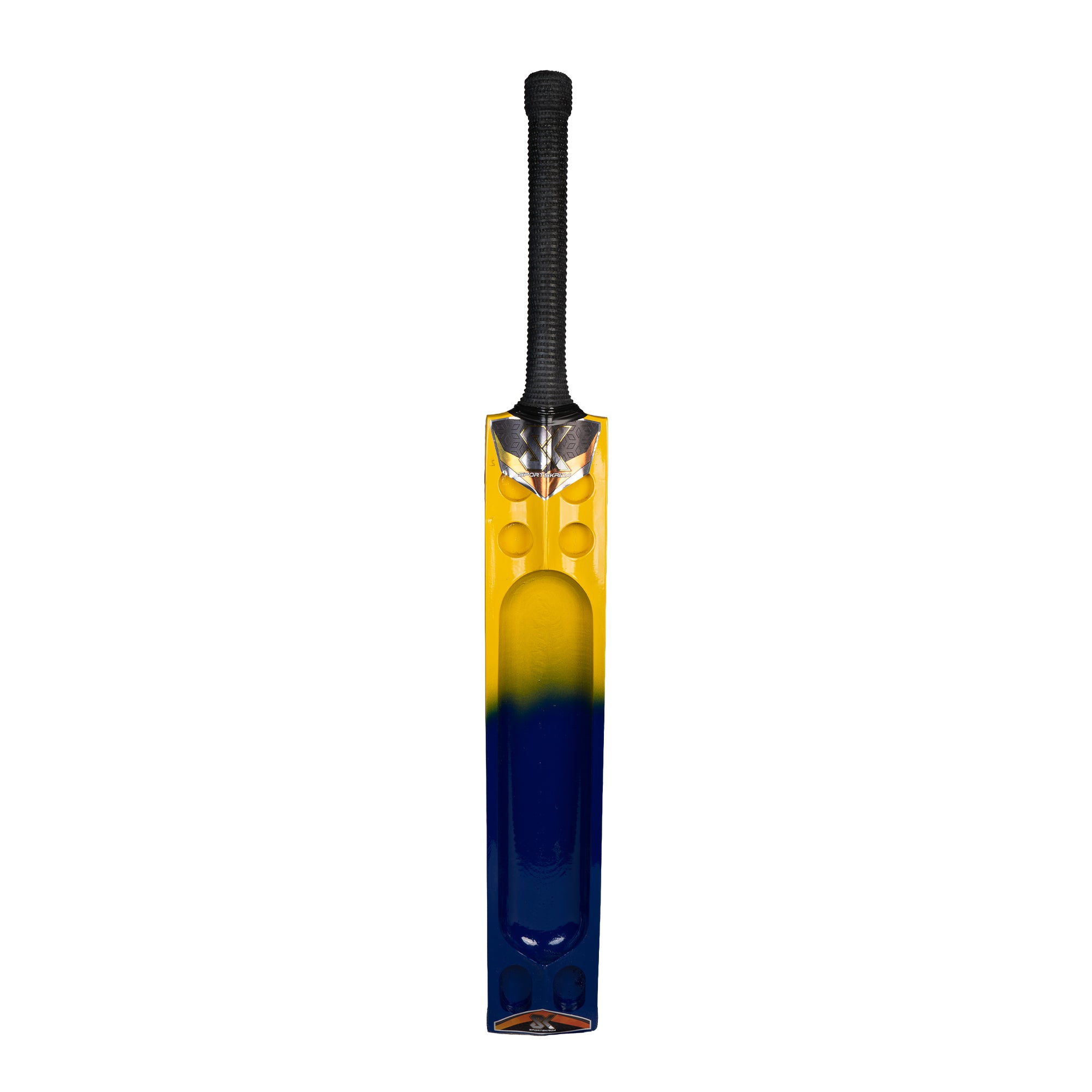SK Kashmir Willow Triple Blade Scoop Tennis Cricket Bat – CSK Edition
