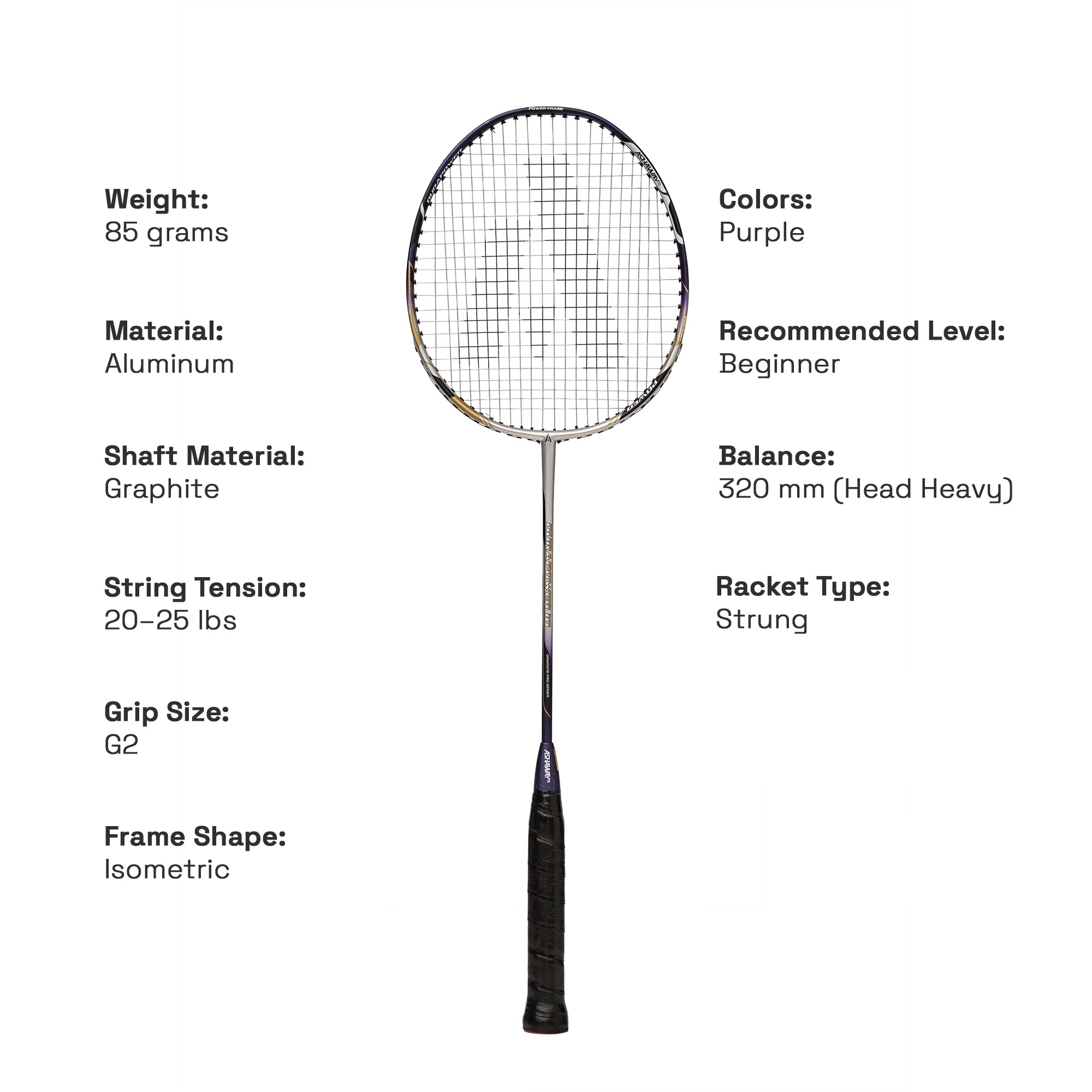 ASHAWAY DURA POWER 10