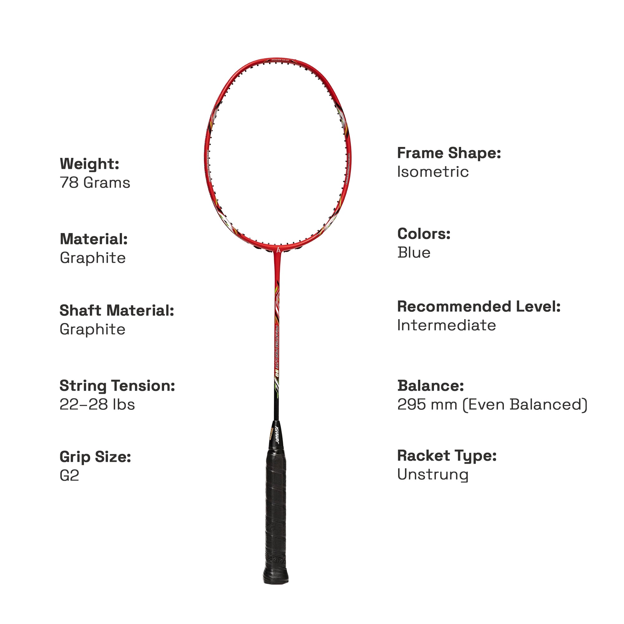 ASHAWAY PHANTOM PRO LITE 30