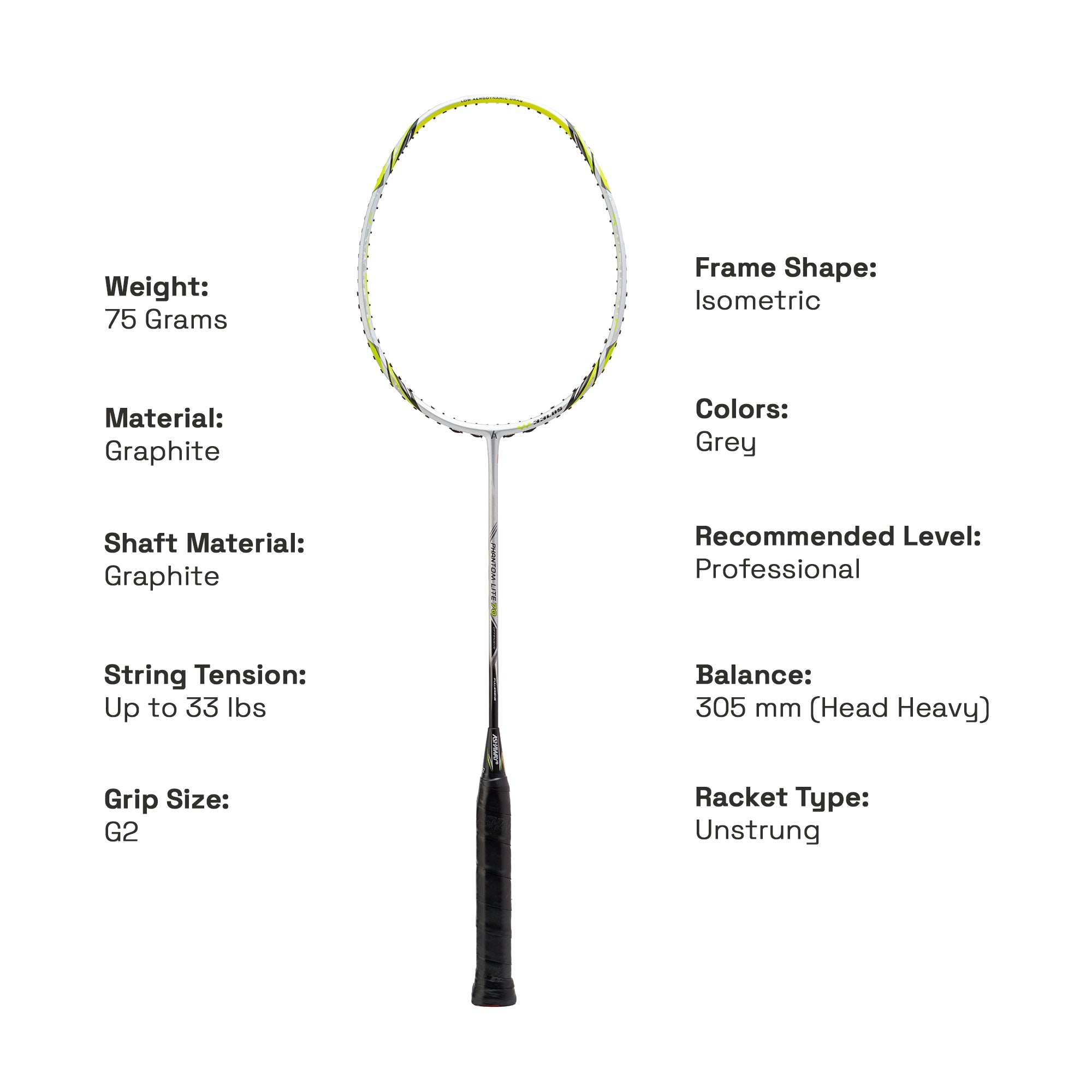 ASHAWAY PHANTOM LITE 70