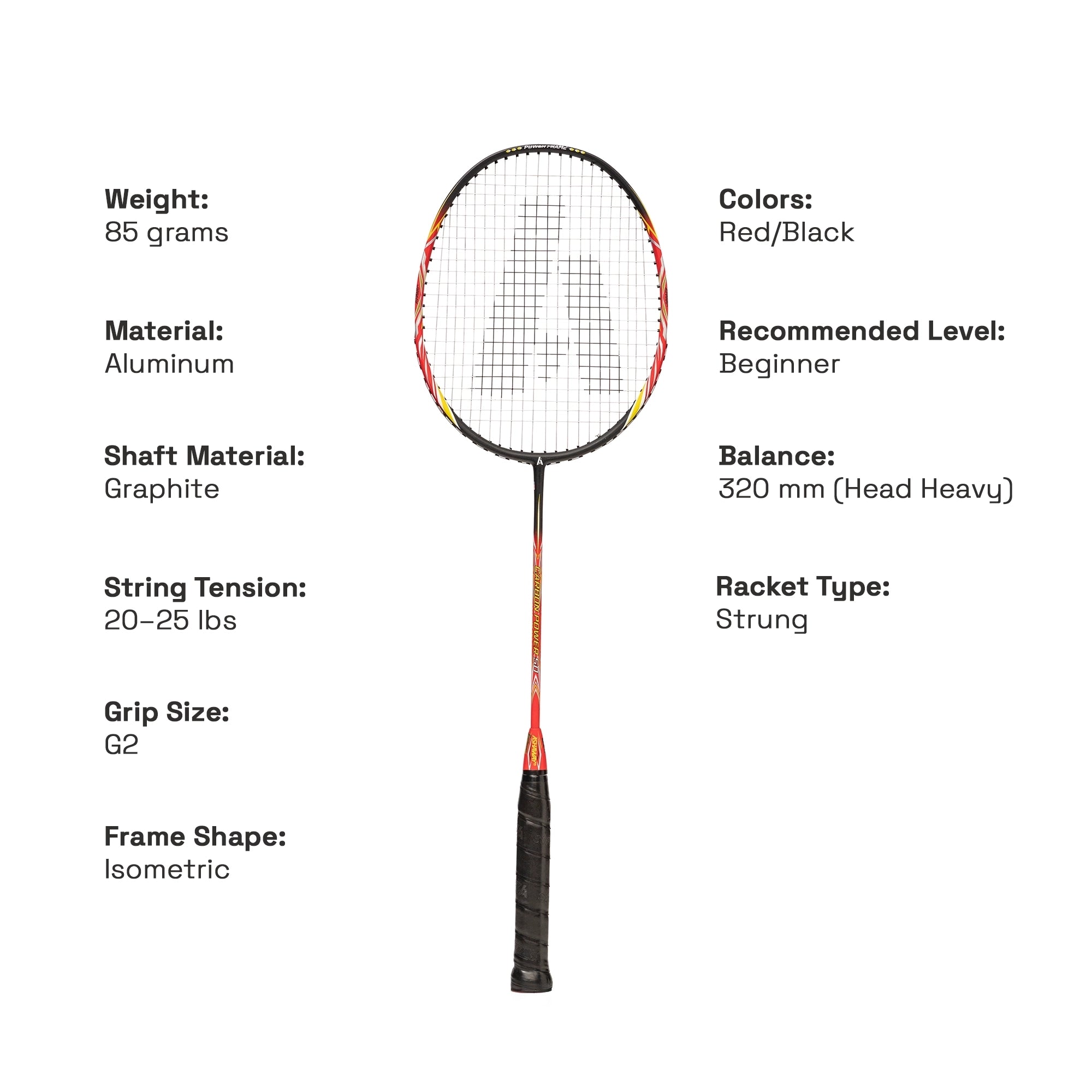 ASHAWAY CARBON POWER 50