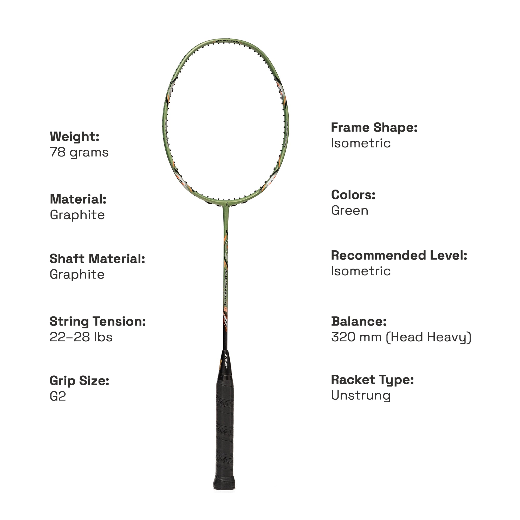 ASHAWAY PHANTOM PRO LITE 10