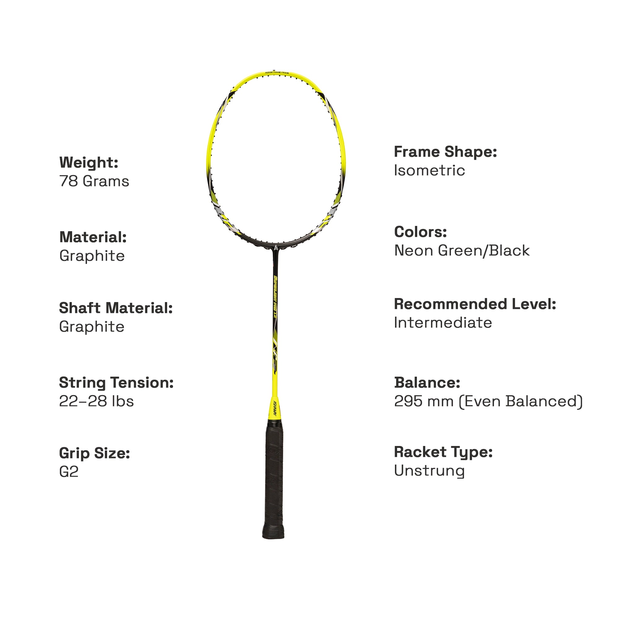 ASHAWAY SUPER LIGHT PRO 12