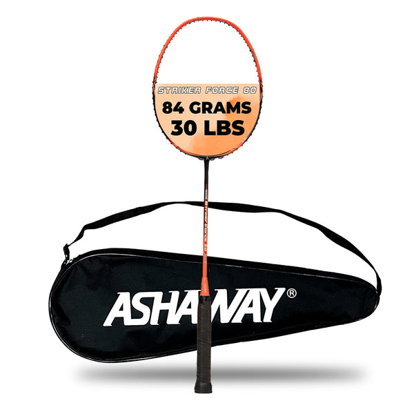 ASHAWAY STRIKER FORCE 80 - 84 Grams - Even Balance 285mm - Up to 30 lbs - Ideal For Intermediate Players