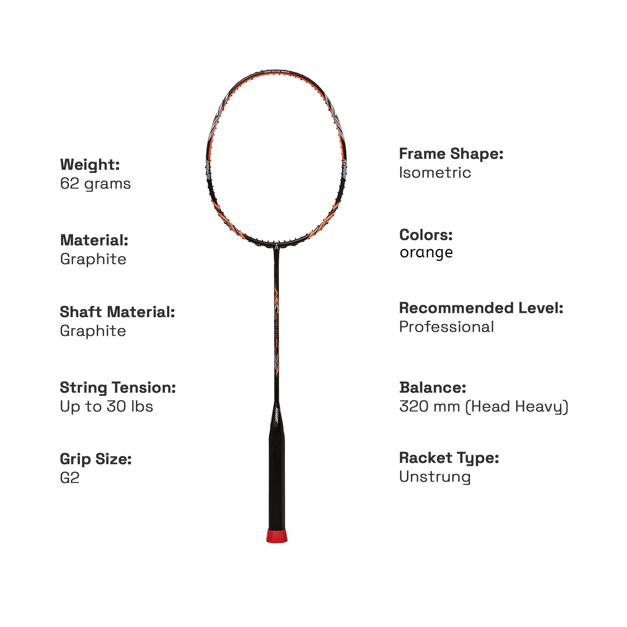 ASHAWAY PHANTOM LITE 62