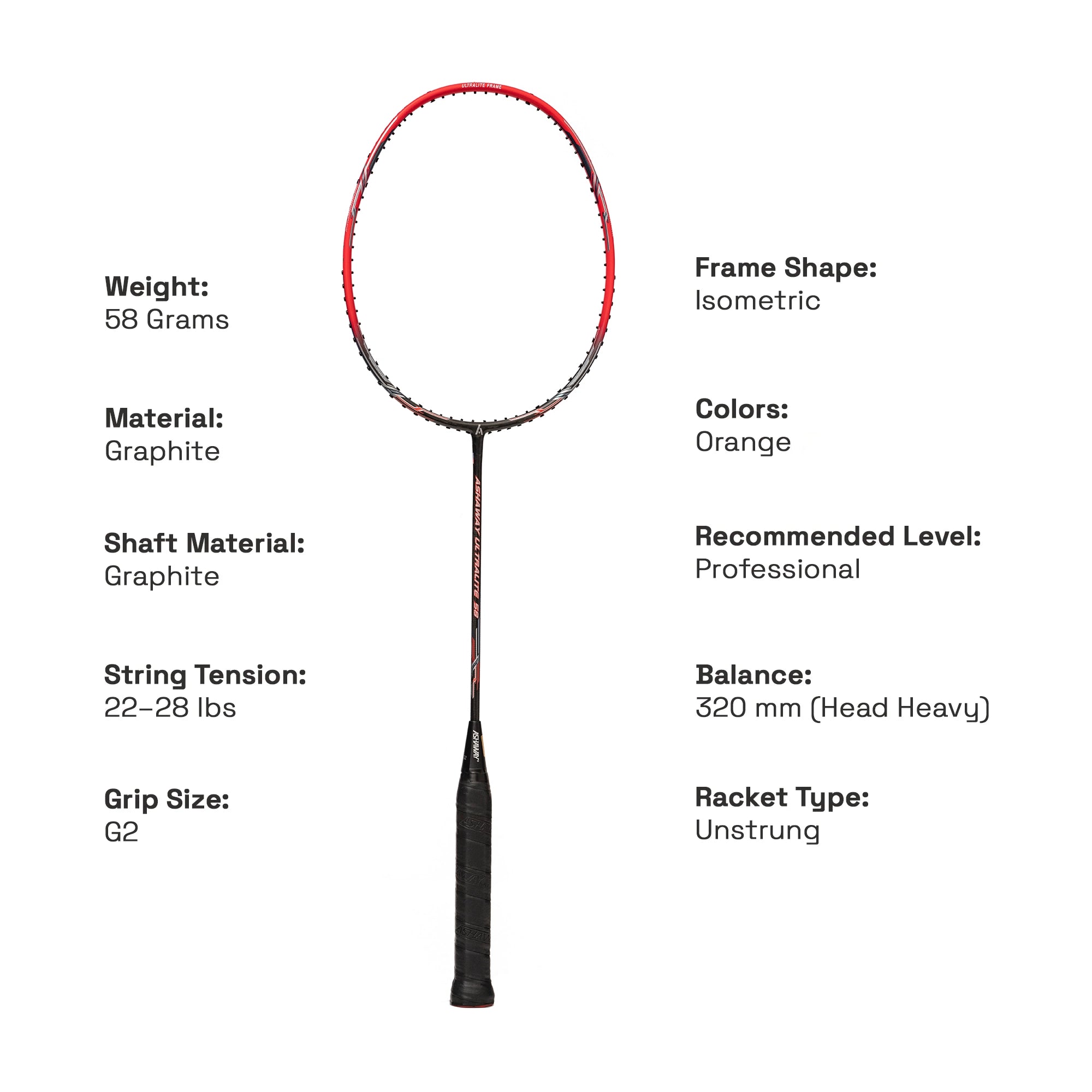ASHAWAY ULTRALITE 58