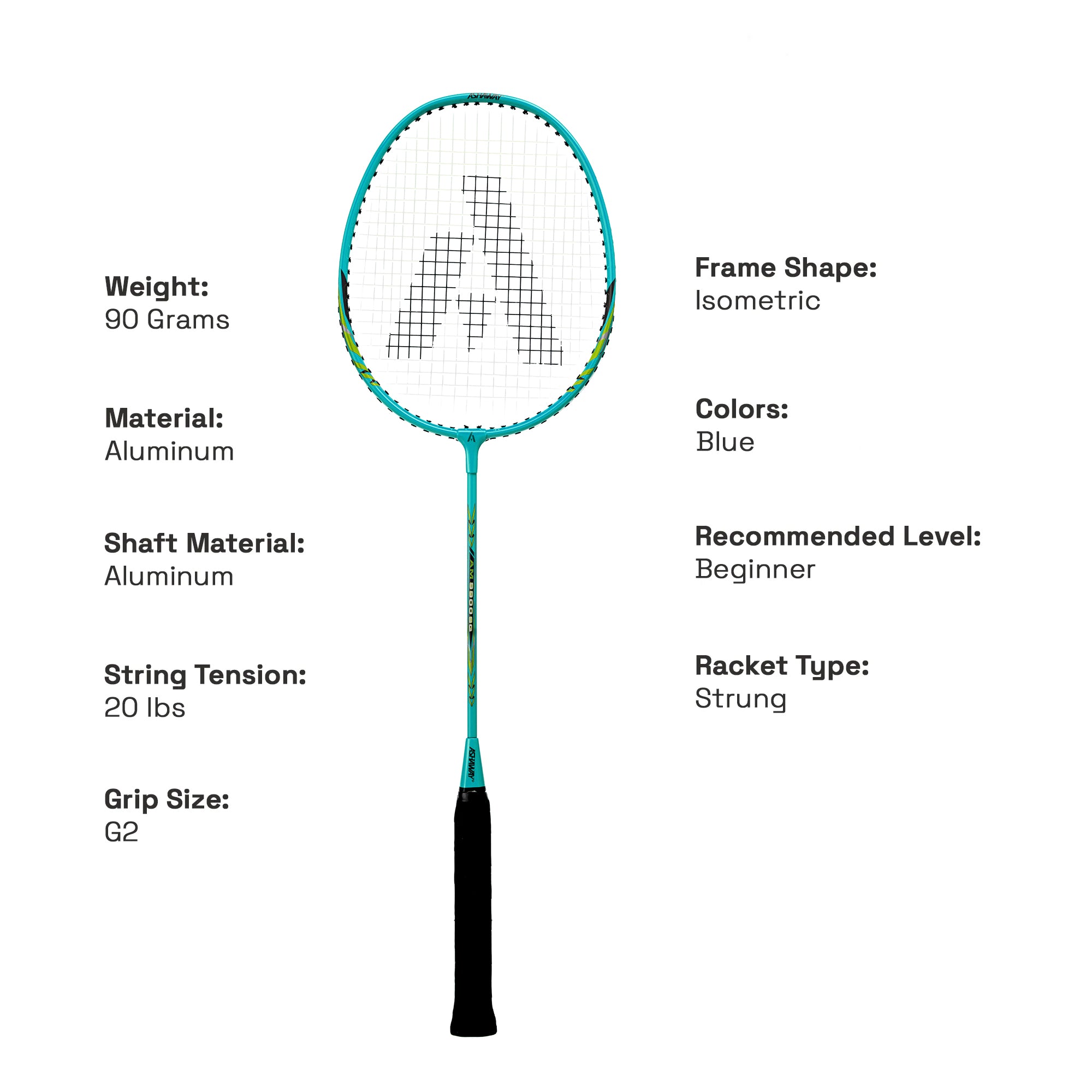 ASHAWAY AM 9900 SQ - T Joint Racquet