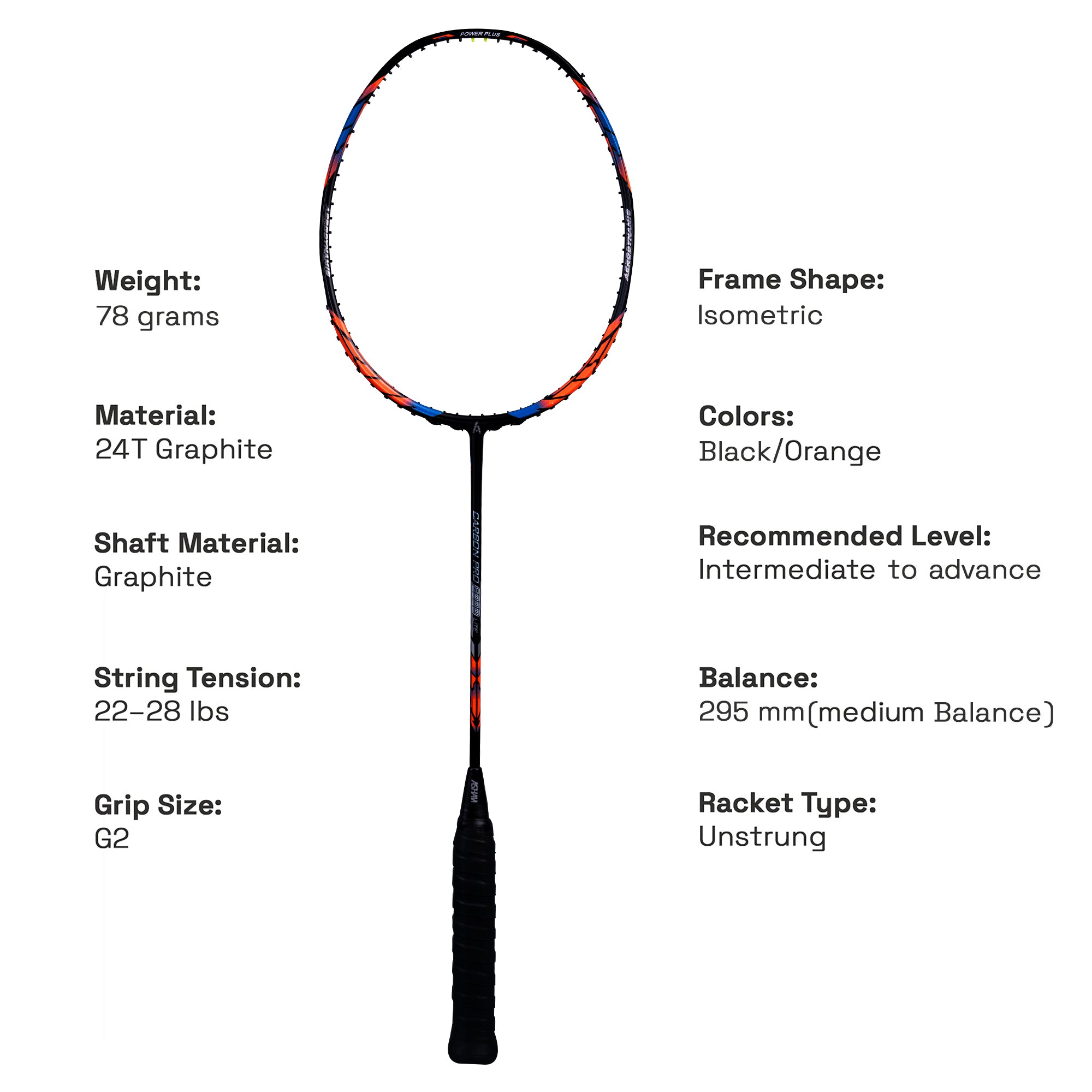 ASHAWAY CARBON PRO  8000 LITE