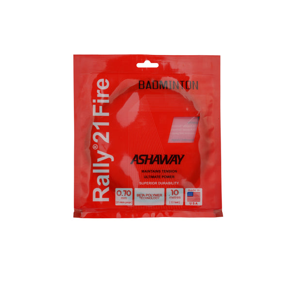 ASHAWAY RALLY 21 Badminton String – 0.70mm (Assorted Colors, 10m)