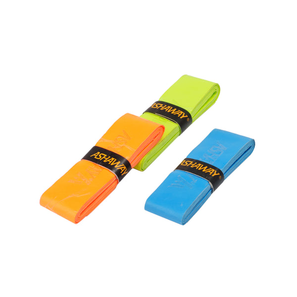 ASHAWAY AG-40 Japan Badminton Grip (Assorted Colors, Pack of 3)