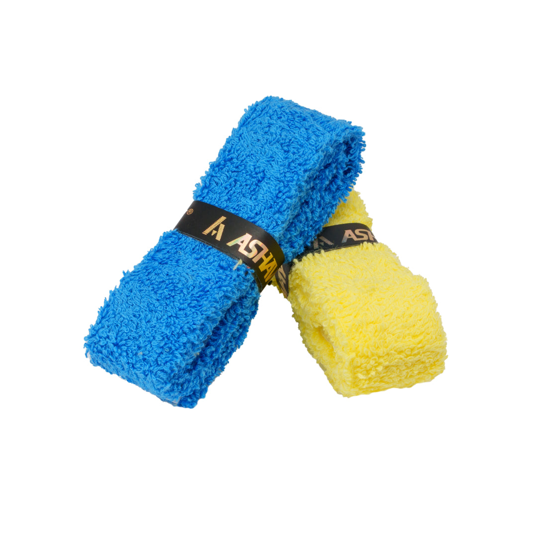 ASHAWAY ATG 16 Towel Badminton Grip (Assorted Colors, Pack of 3)
