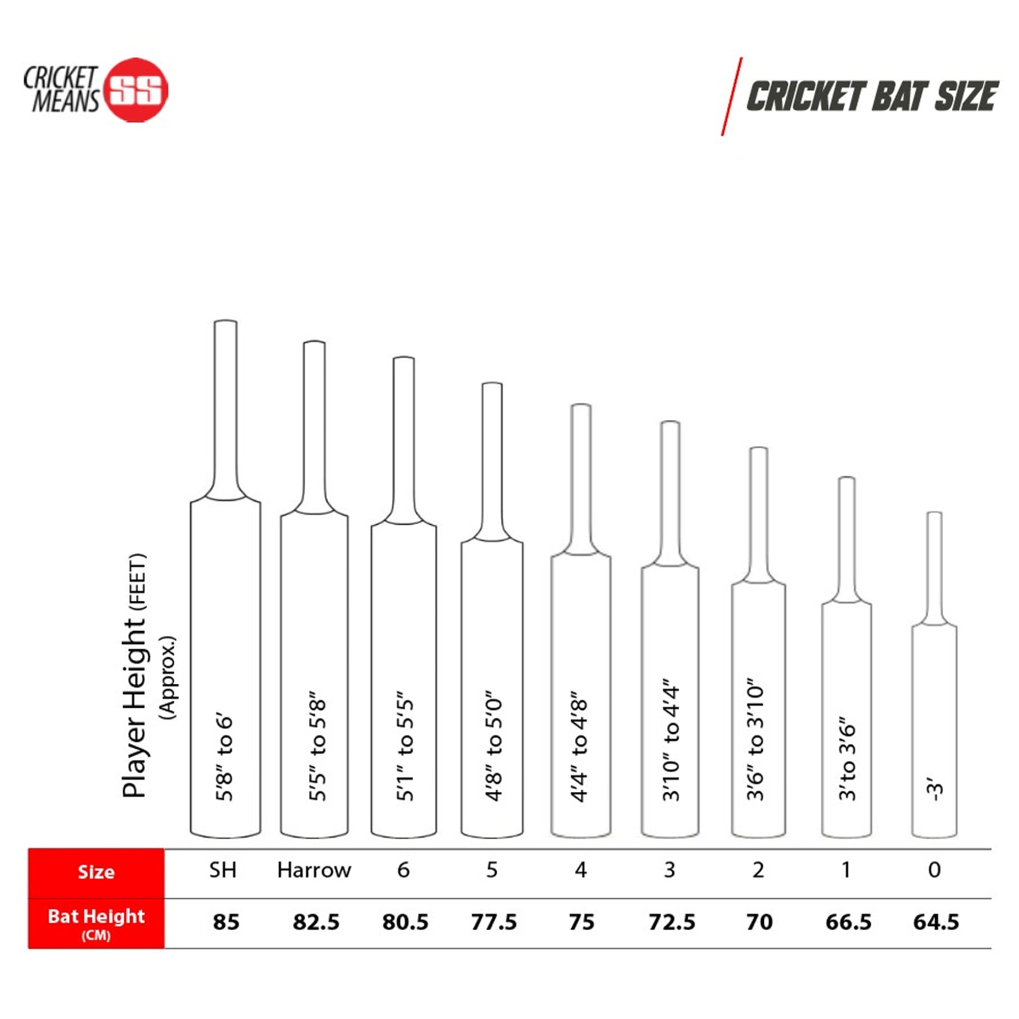 SS Heritage English Willow Cricket Bat - SH