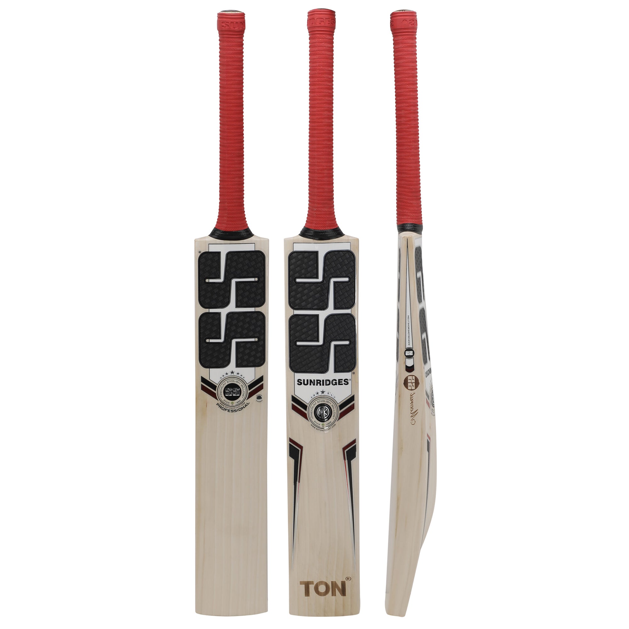 SS Professional English Willow Cricket Bat - SH
