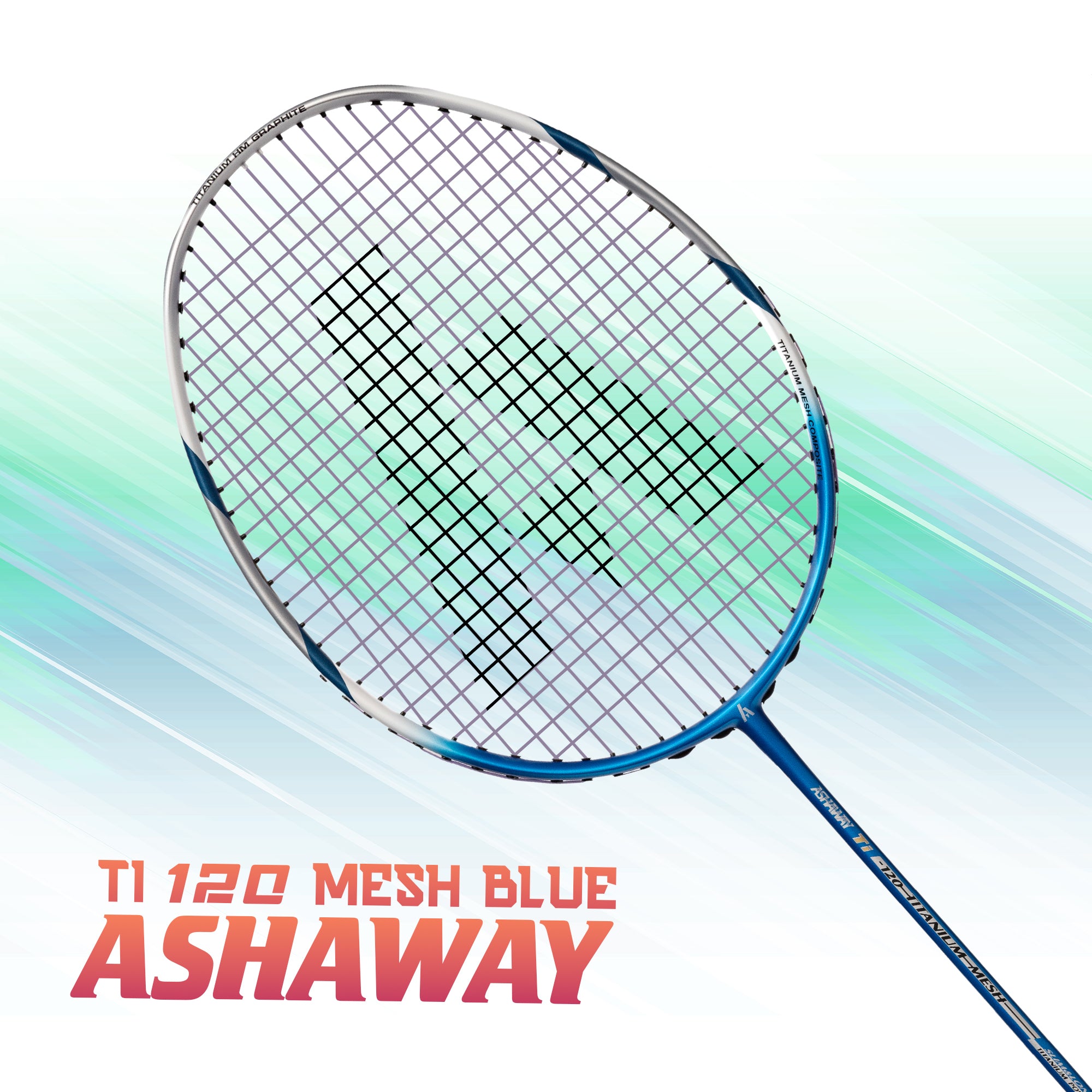 ASHAWAY TI 120 MESH BLUE