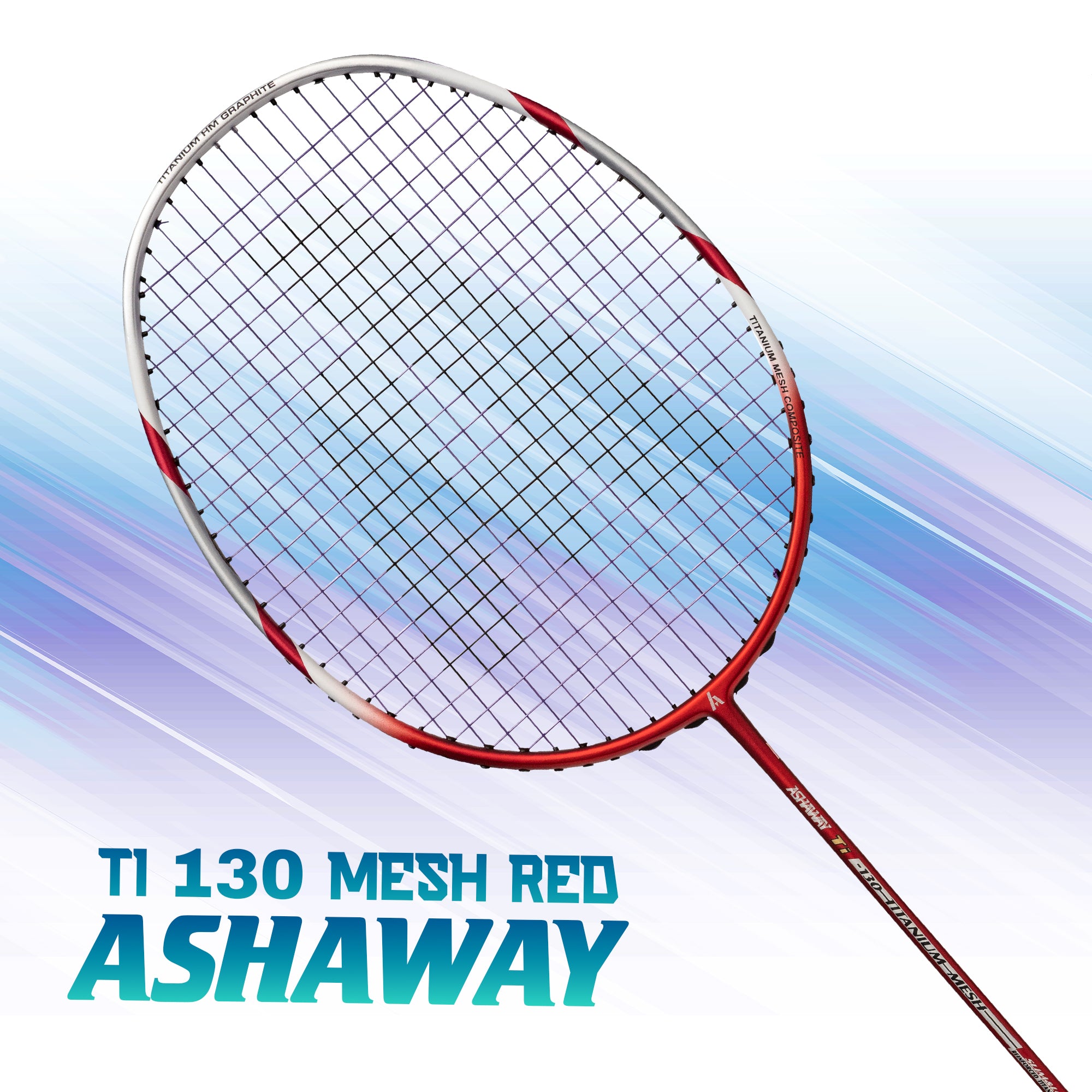 ASHAWAY TI 130 Mesh Red
