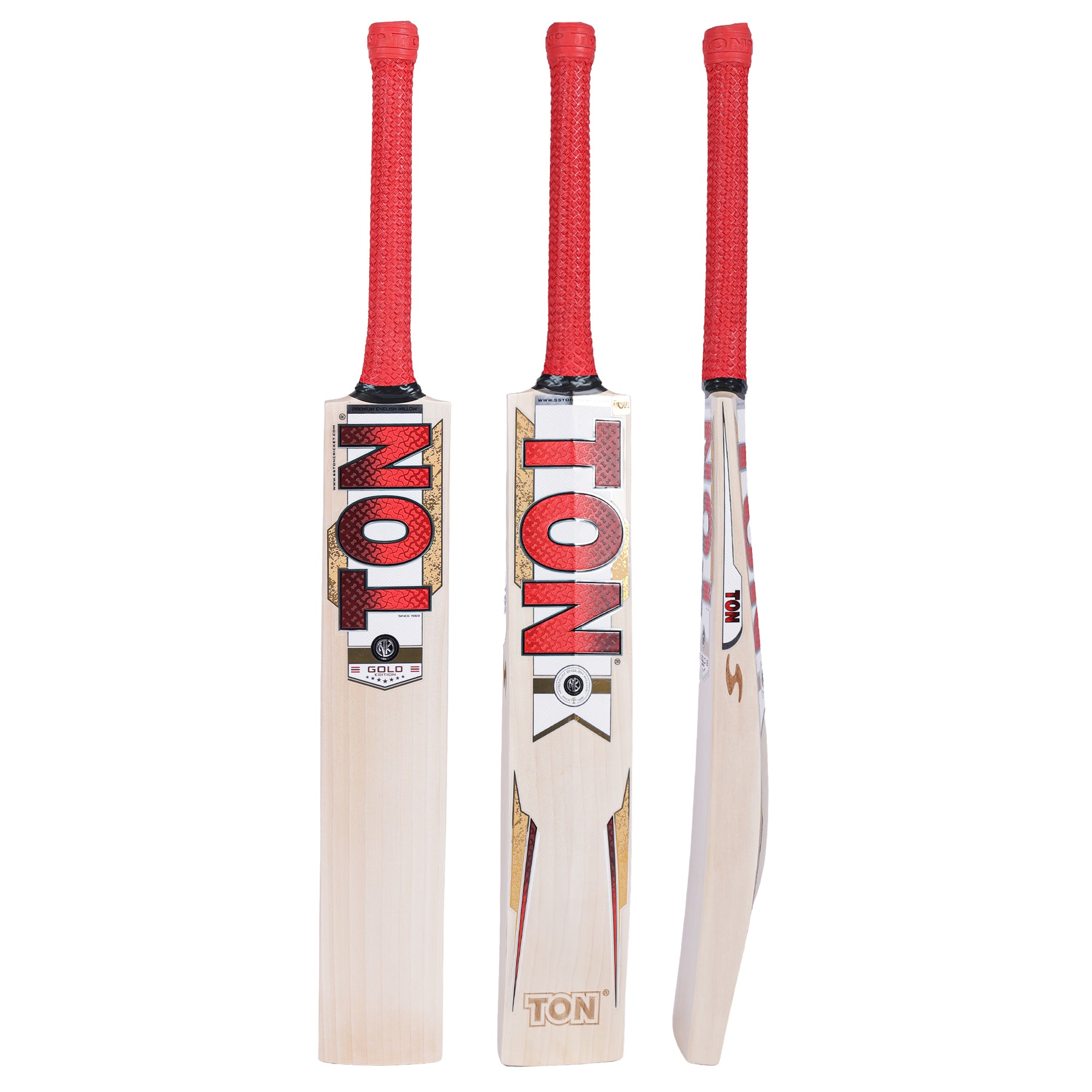 TON Gold Edition English Willow Cricket Bat - SH