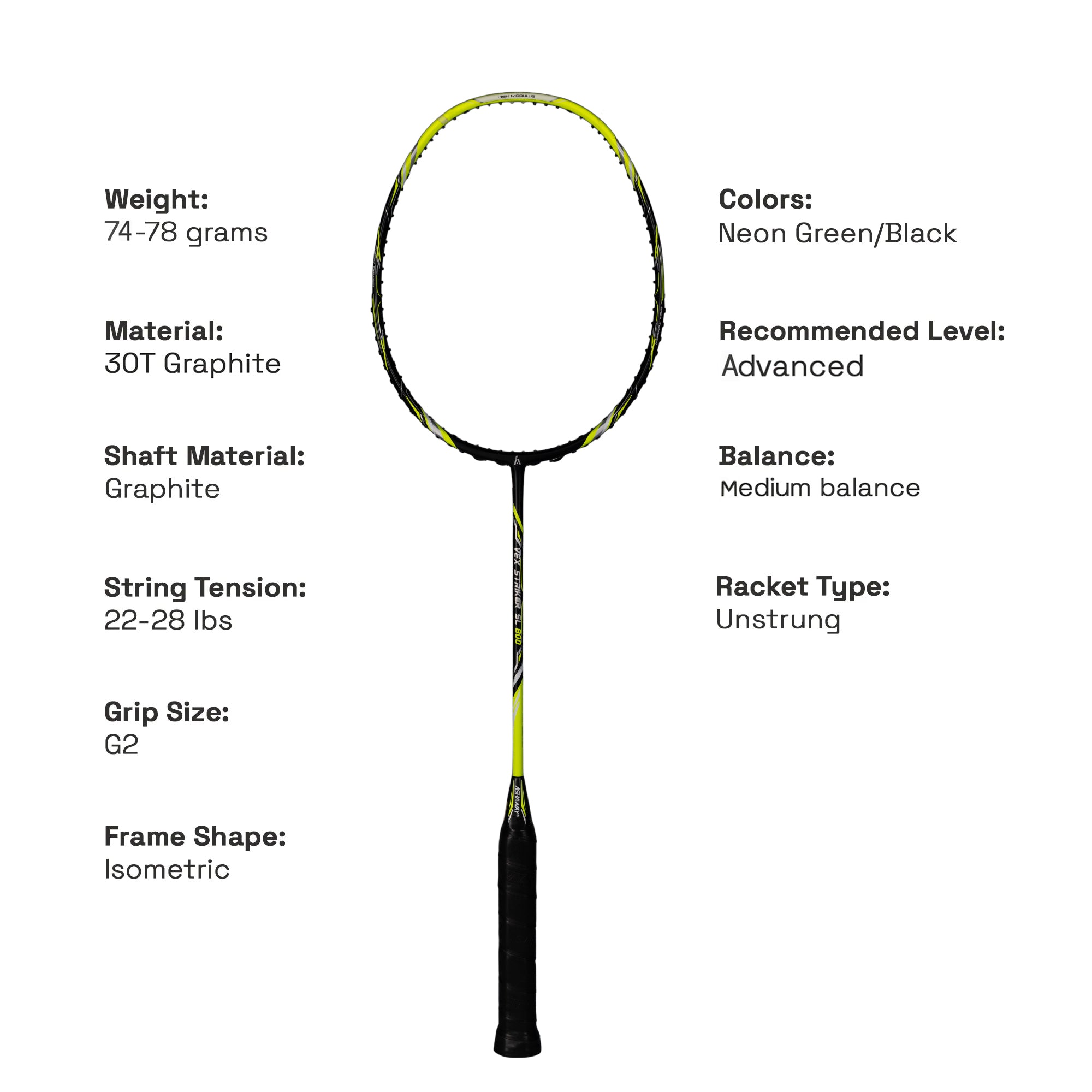 ASHAWAY VEX STRIKER 800