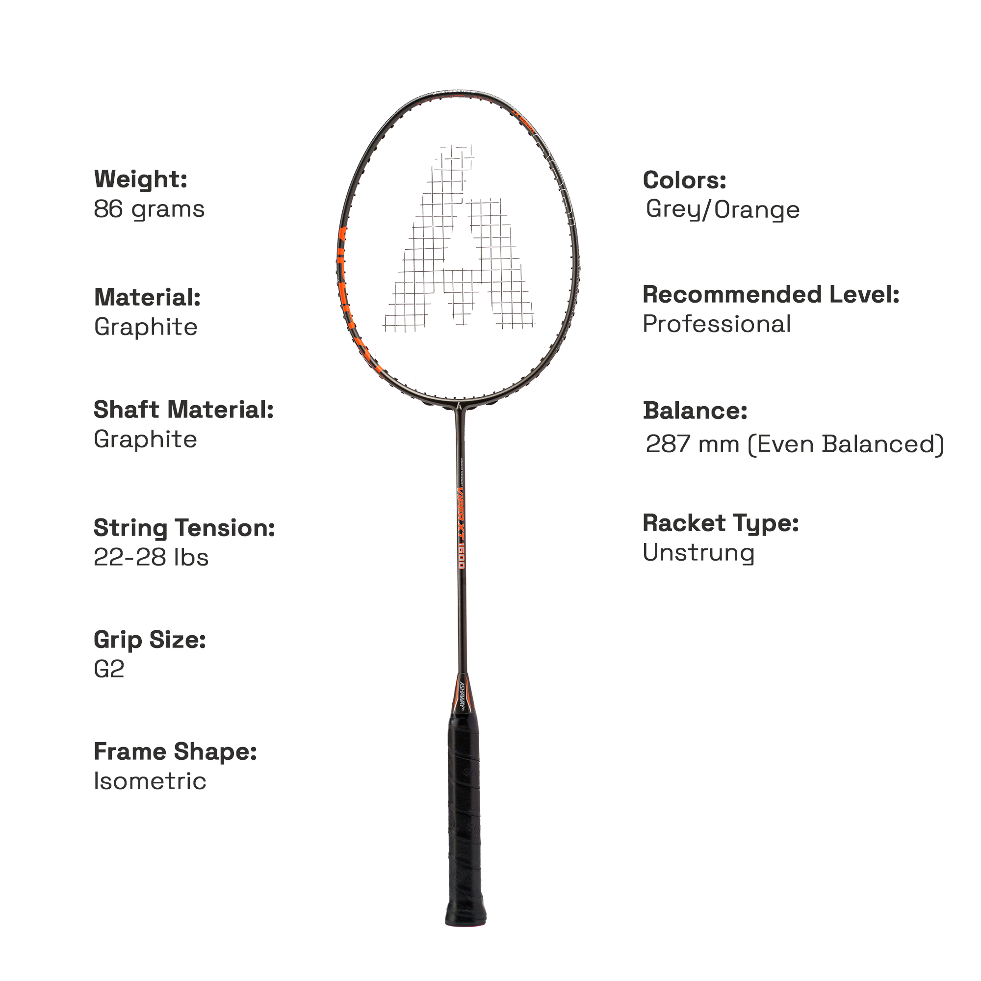 ASHAWAY VIPER XT 1600